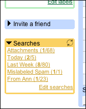 Persistent Searches Screenshot