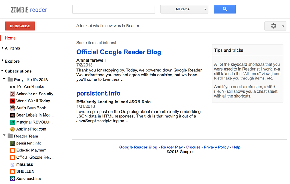 Google reader что это